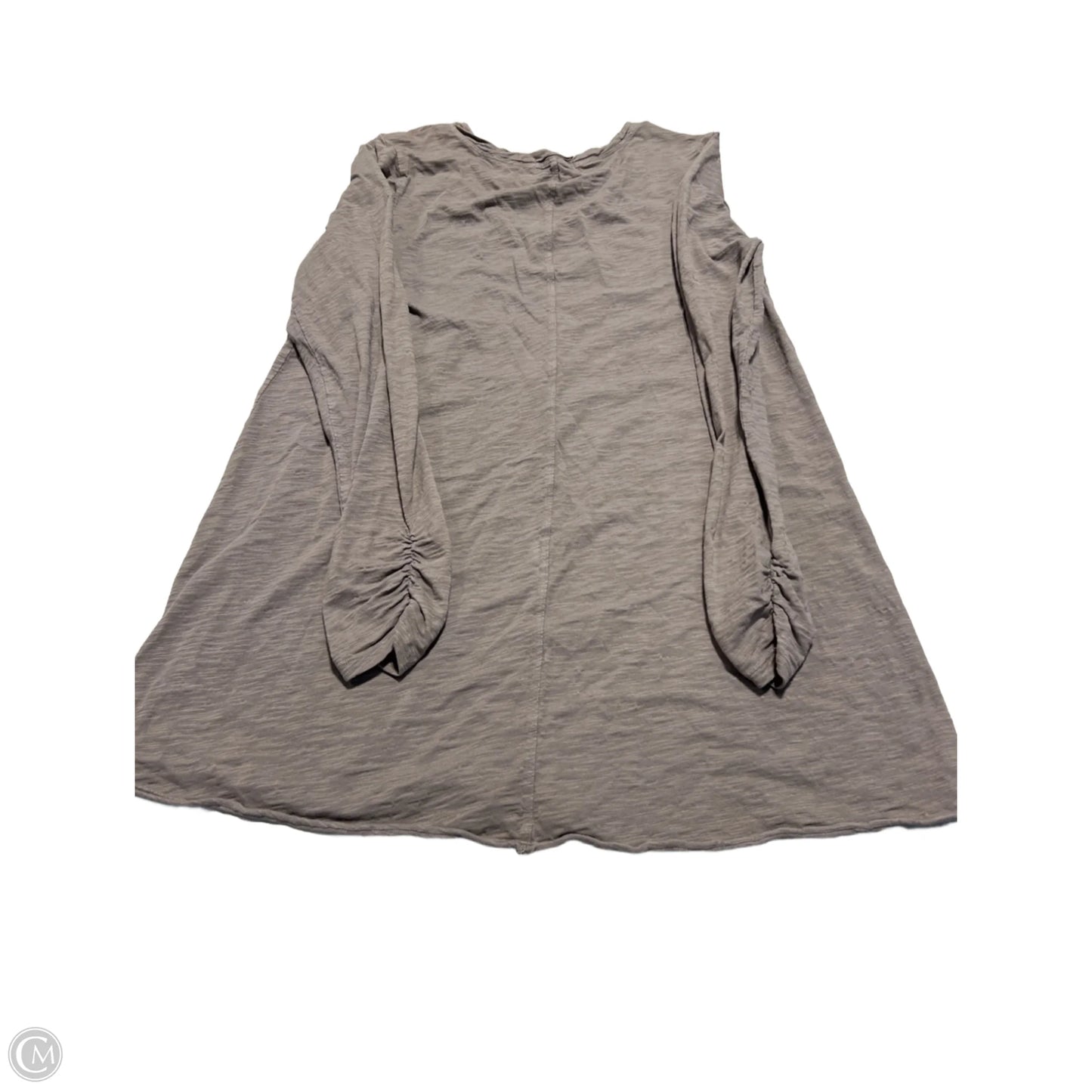 Top 3/4 Sleeve Basic By Cmc In Taupe, Size: M