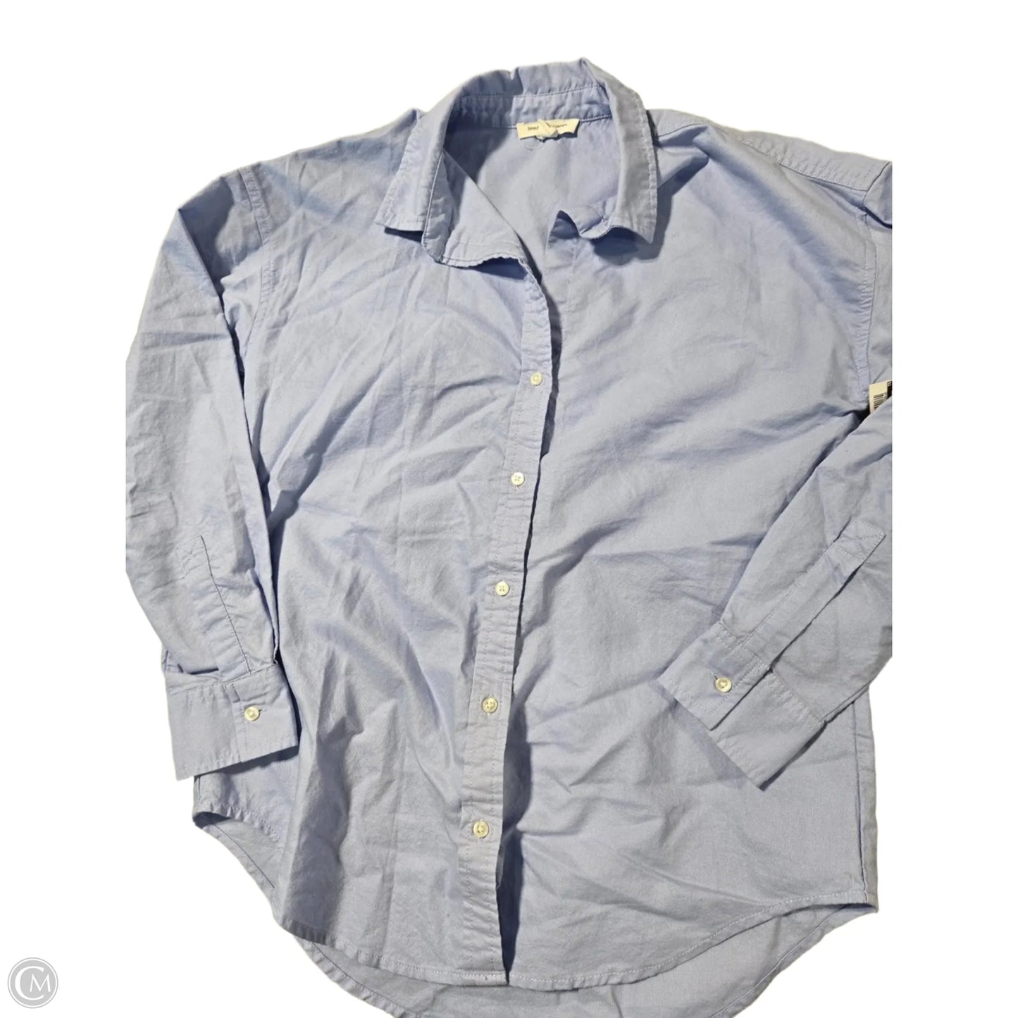 Top Long Sleeve Basic By Beachlunchlounge In Blue, Size: S