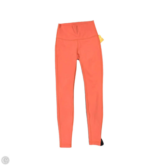 Athletic Leggings By Lululemon In Orange, Size: 4