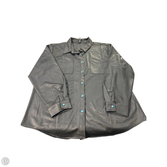 Top Long Sleeve By Cmc In Black, Size: L