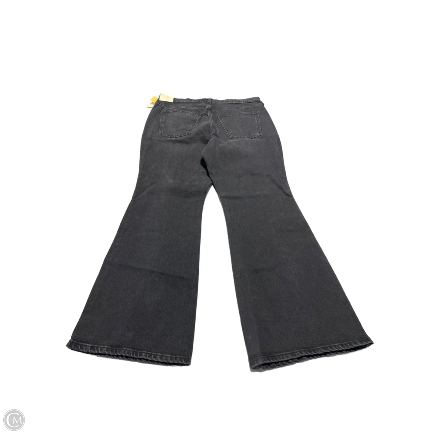 Jeans Flared By Universal Thread In Black Denim, Size: 14