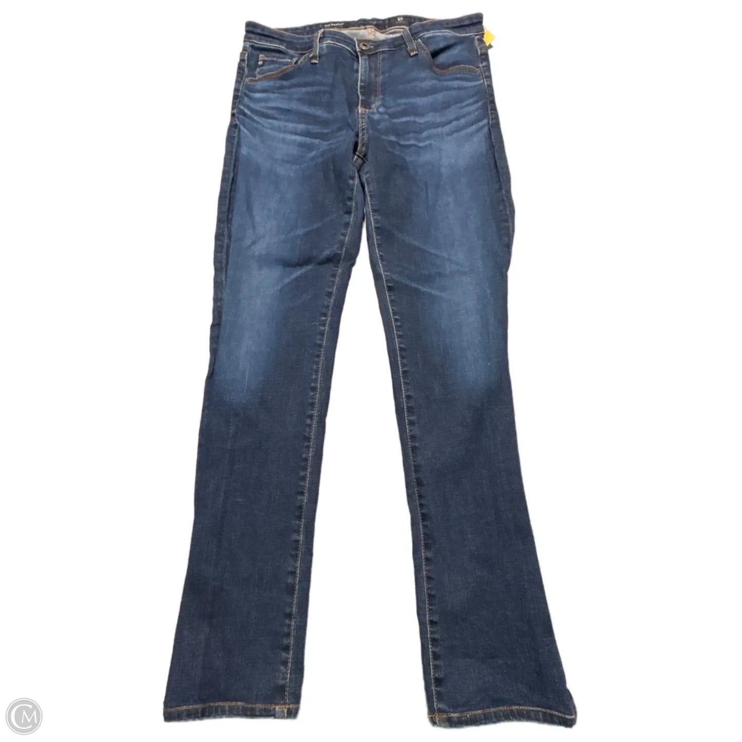 Jeans Straight By Adriano Goldschmied In Blue Denim, Size: 6