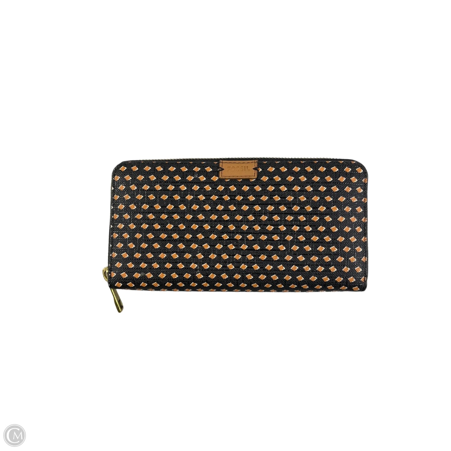 Wallet Leather By Fossil, Size: Small