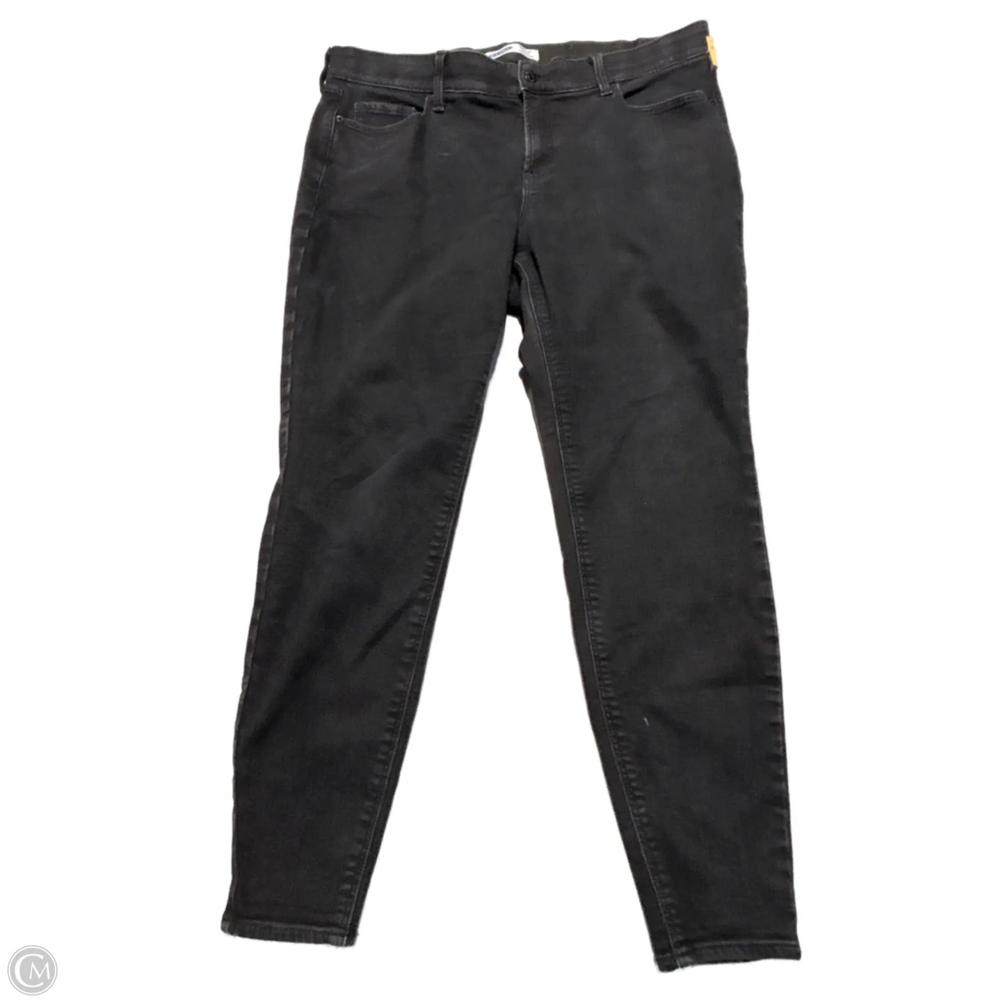 Jeans Skinny By Old Navy In Black Denim, Size: 20