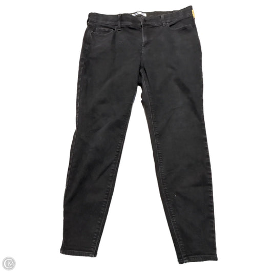 Jeans Skinny By Old Navy In Black Denim, Size: 20