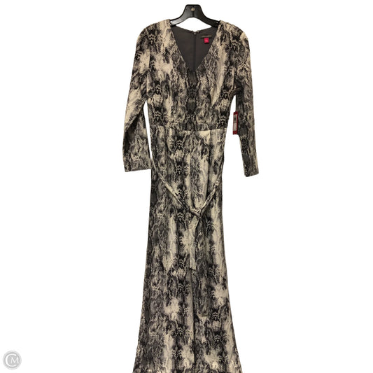 Dress Casual Maxi By Vince Camuto In Snakeskin Print, Size: 0