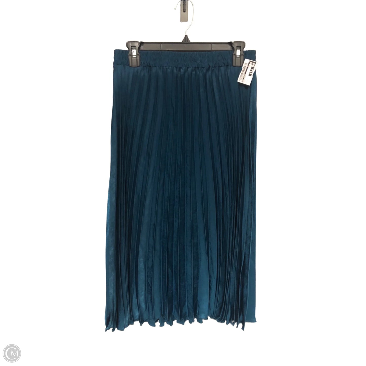 Skirt Midi By Max Studio In Blue, Size: L