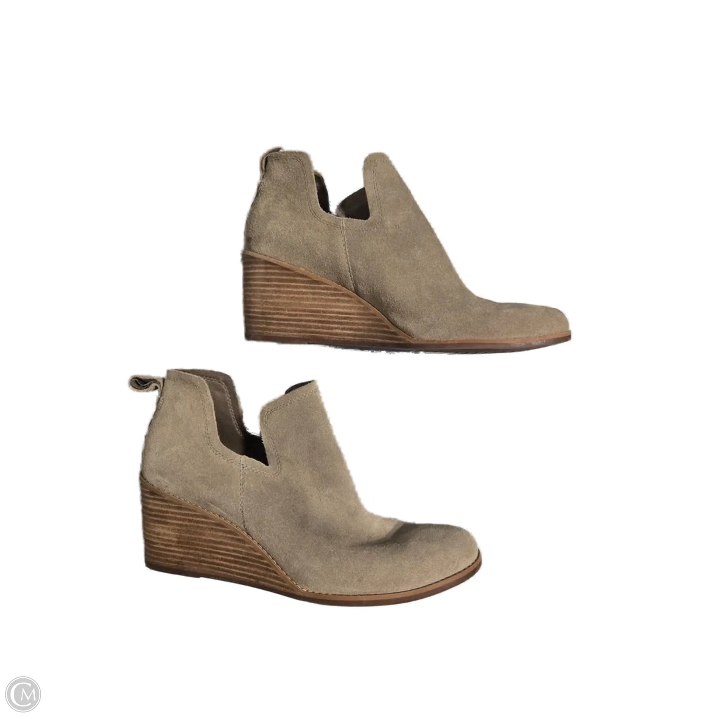 Boots Ankle Heels By Toms In Tan, Size: 11