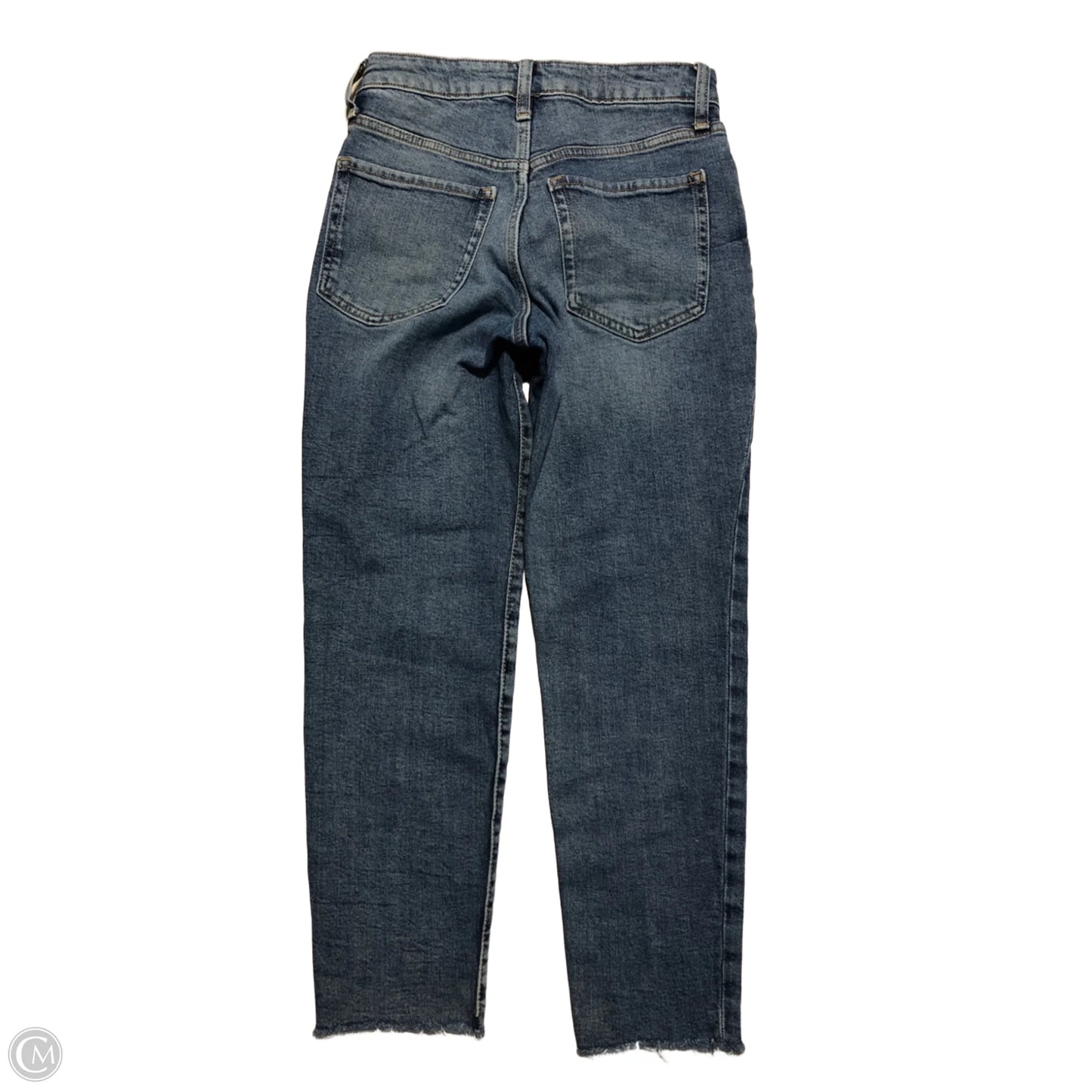 Jeans Straight By Old Navy In Blue Denim, Size: 0p