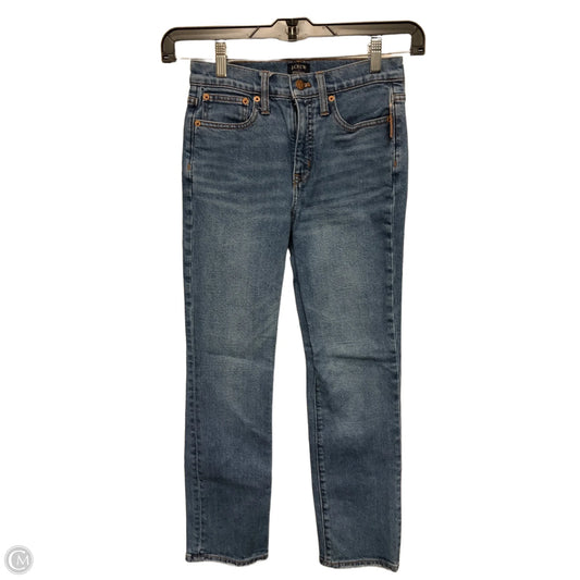 Jeans Straight By J. Crew In Blue Denim, Size: 4