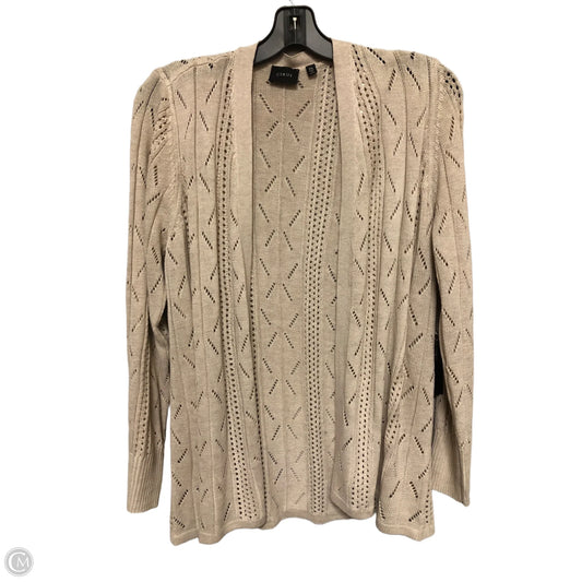 Cardigan By Cyrus Knits In Tan, Size: 2x