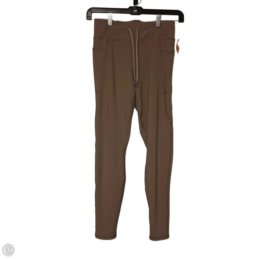 Athletic Pants By Yogalicious In Brown, Size: M