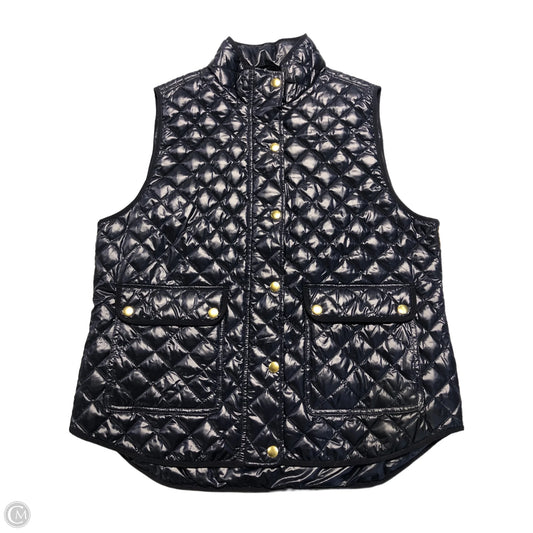 Vest Puffer & Quilted By J. Crew In Navy, Size: L