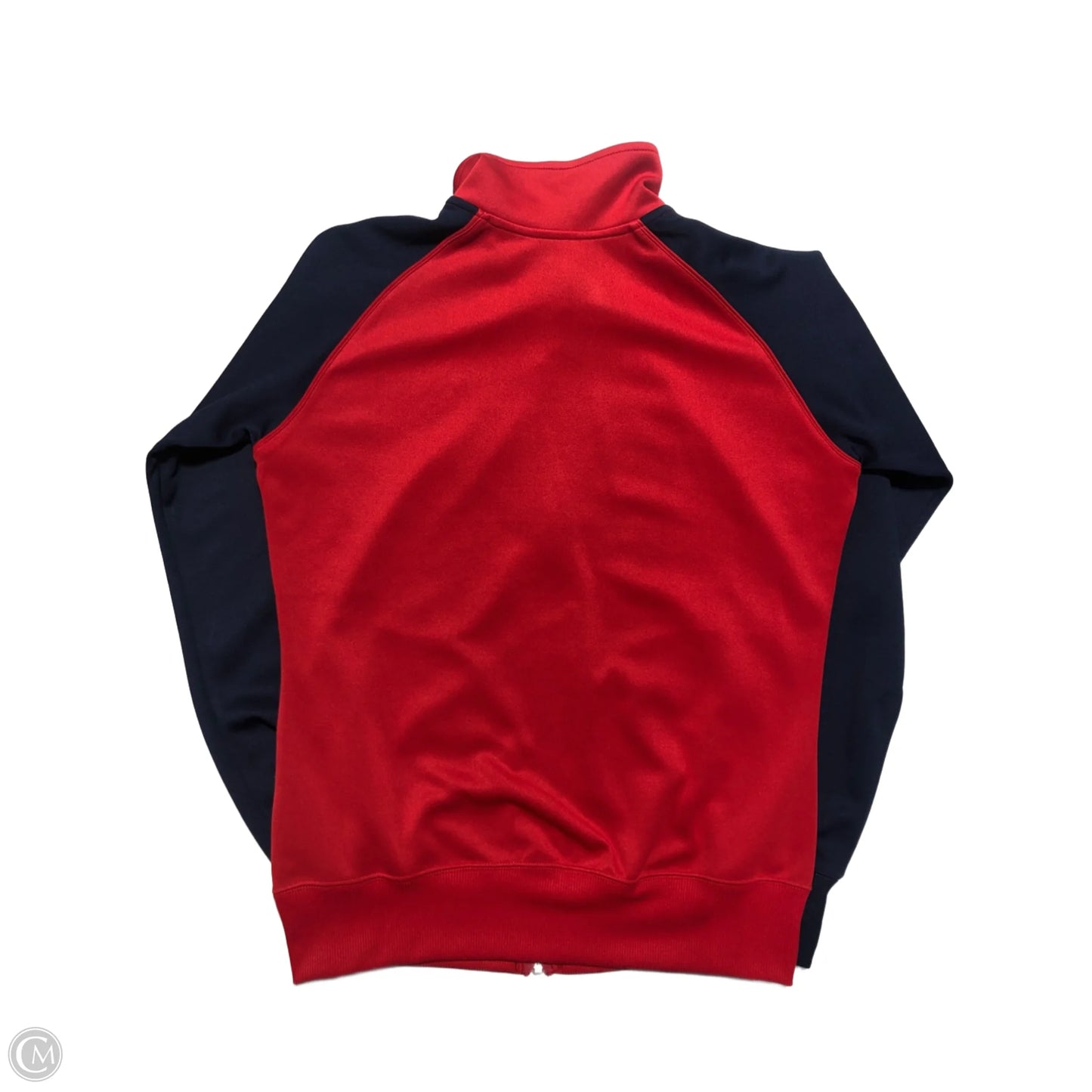 Athletic Jacket By Nike In Red, Size: L