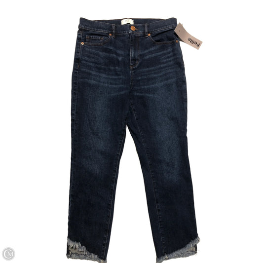 Jeans Straight By Loft In Blue Denim, Size: 8p