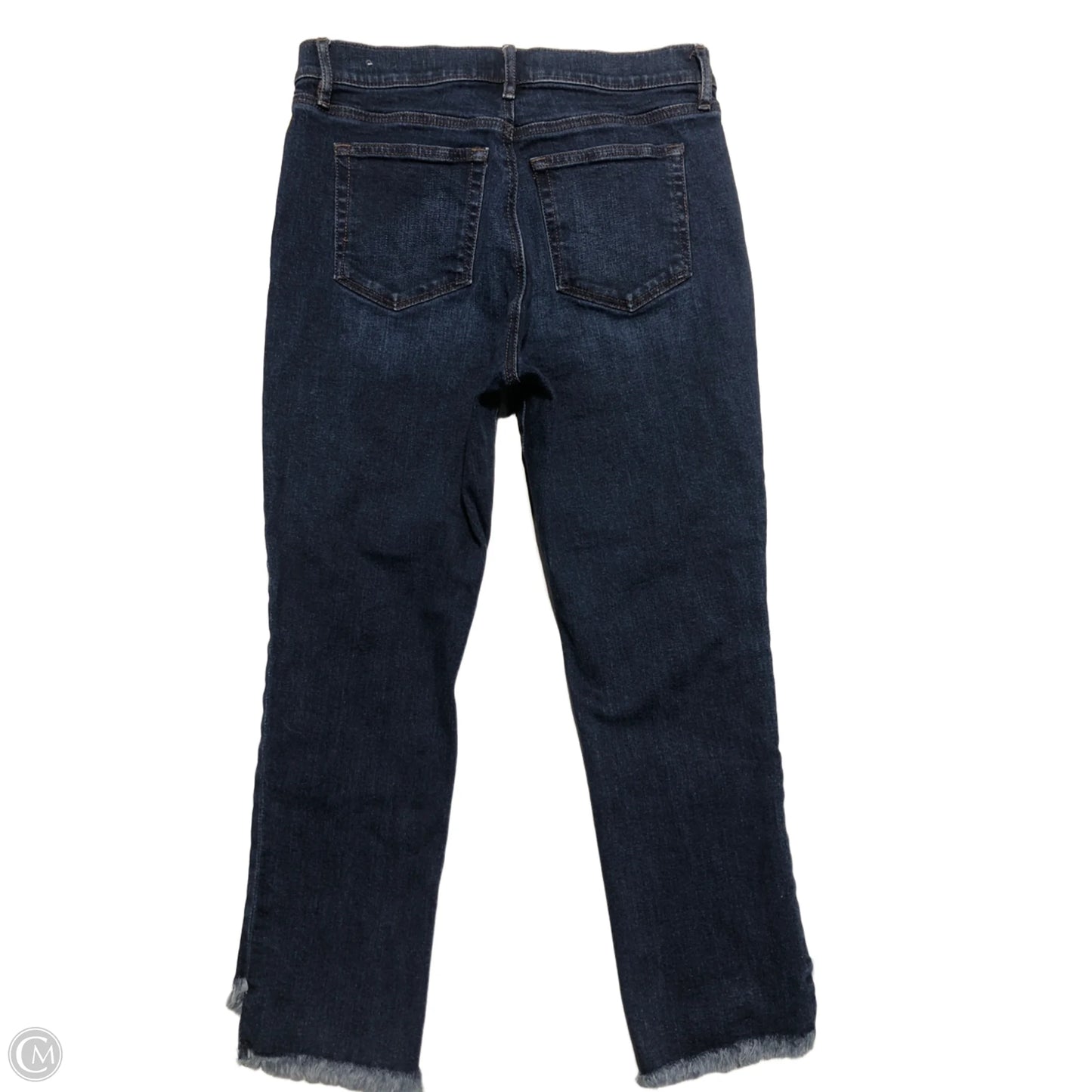 Jeans Straight By Loft In Blue Denim, Size: 8p