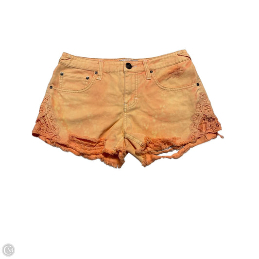 Shorts By Free People In Orange Denim, Size: 4