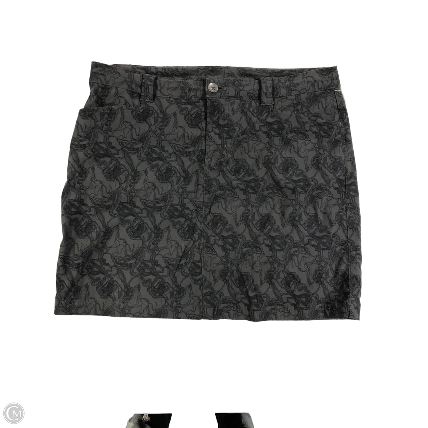 Skort By Eddie Bauer In Black & Grey, Size: 10