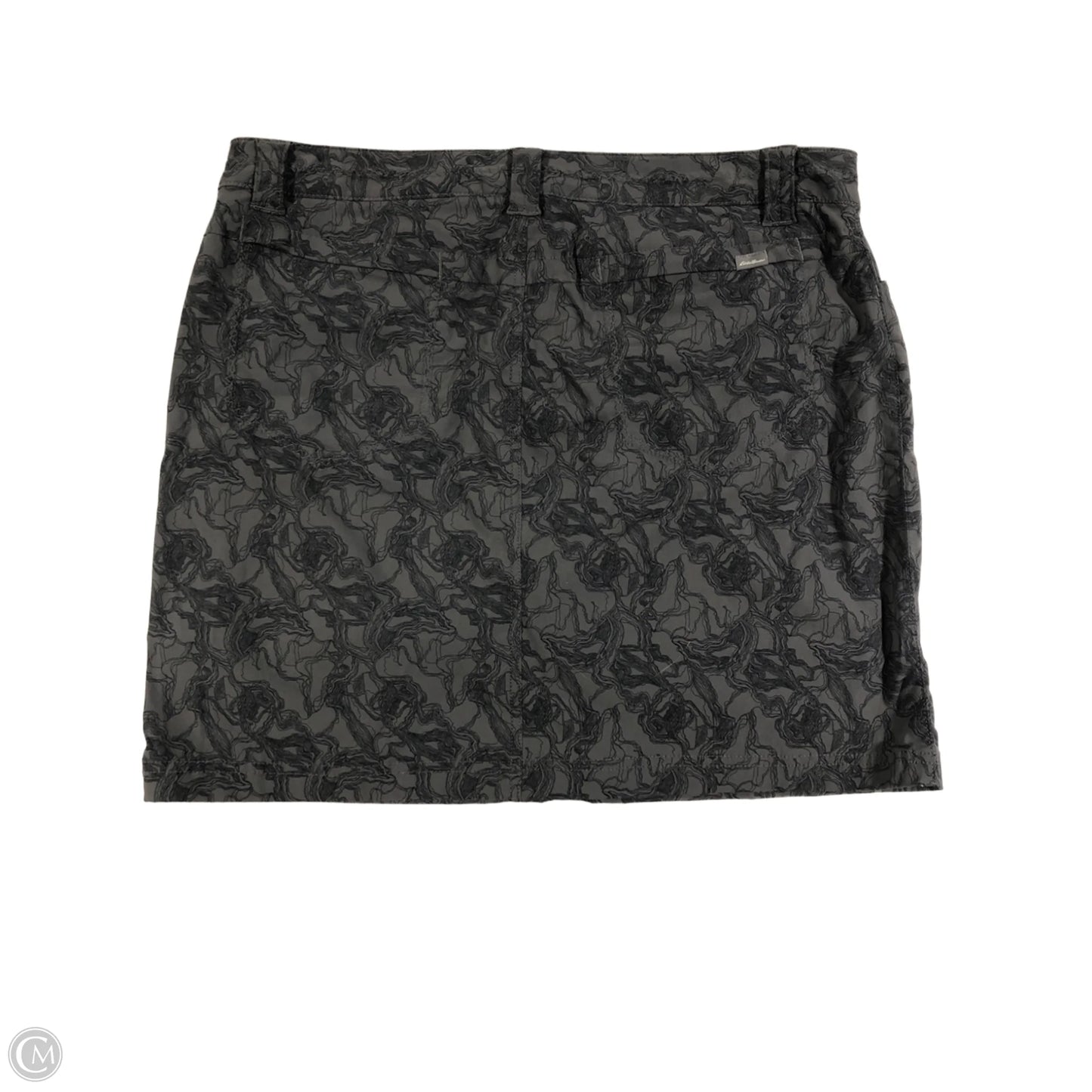 Skort By Eddie Bauer In Black & Grey, Size: 10