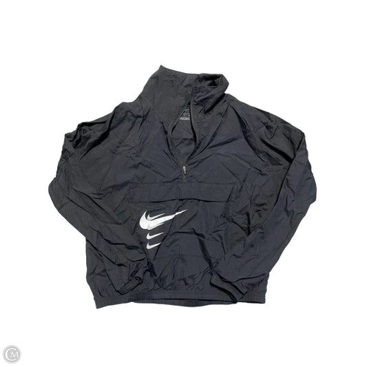 Athletic Jacket By Nike In Black, Size: S