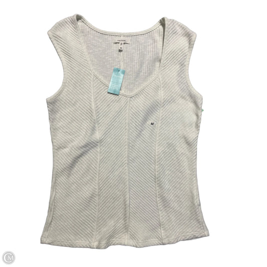 Top Sleeveless Basic By Maurices In White, Size: M