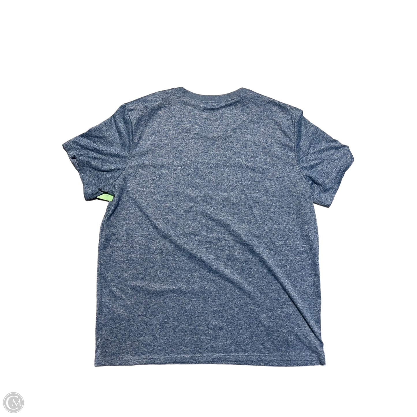 Athletic Top Short Sleeve By Nike In Blue, Size: M