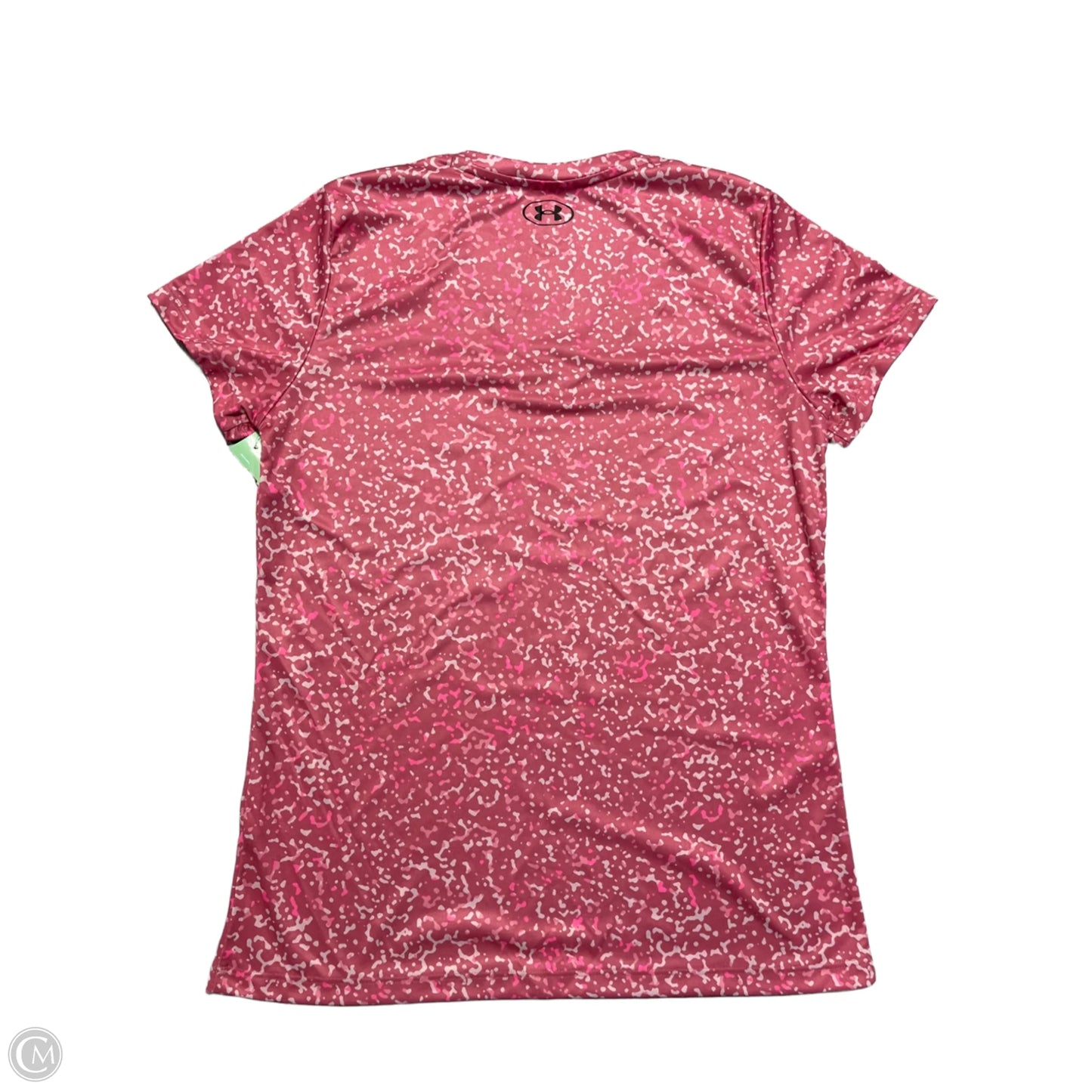 Athletic Top Short Sleeve By Under Armour In Pink, Size: M