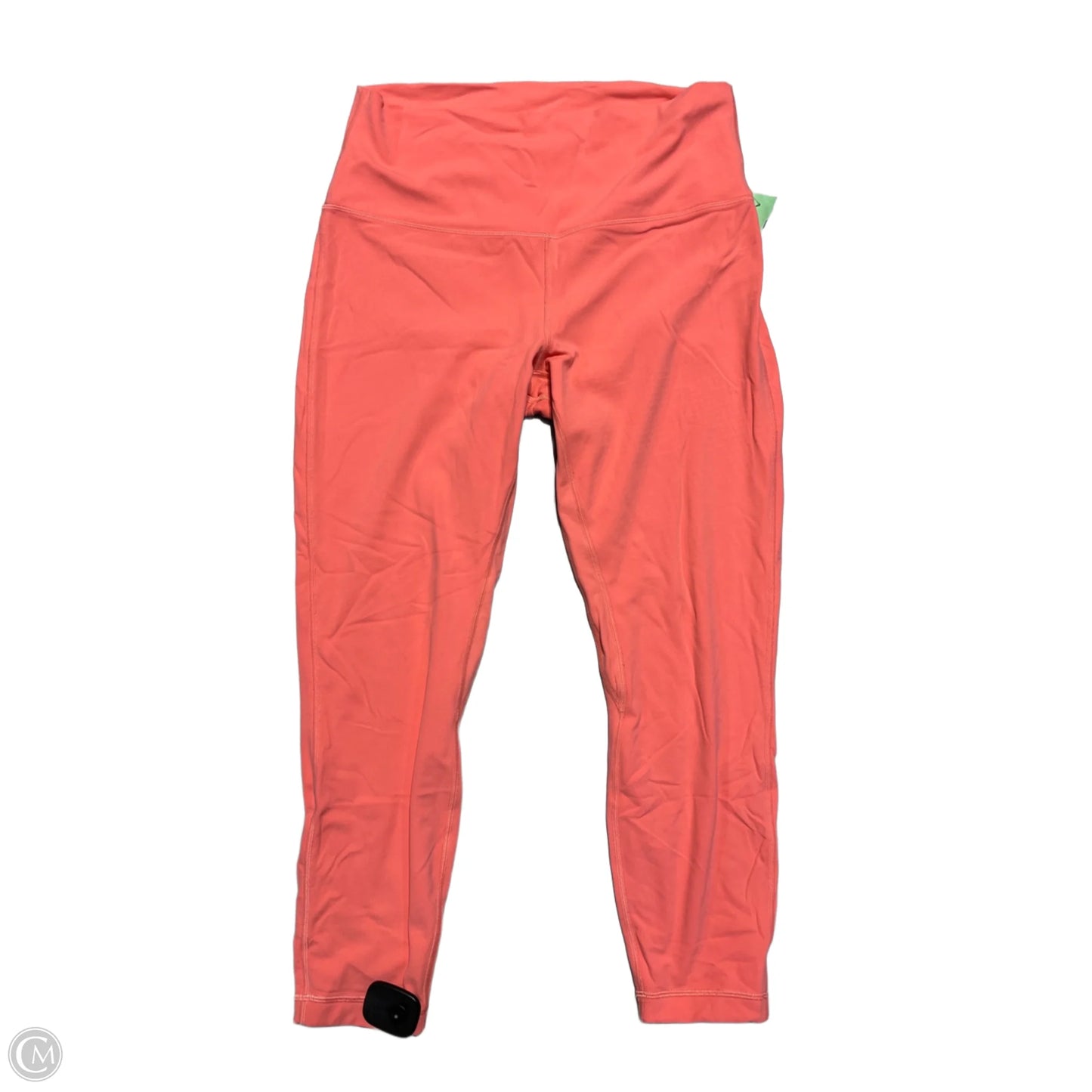 Athletic Leggings By Lululemon In Coral, Size: L