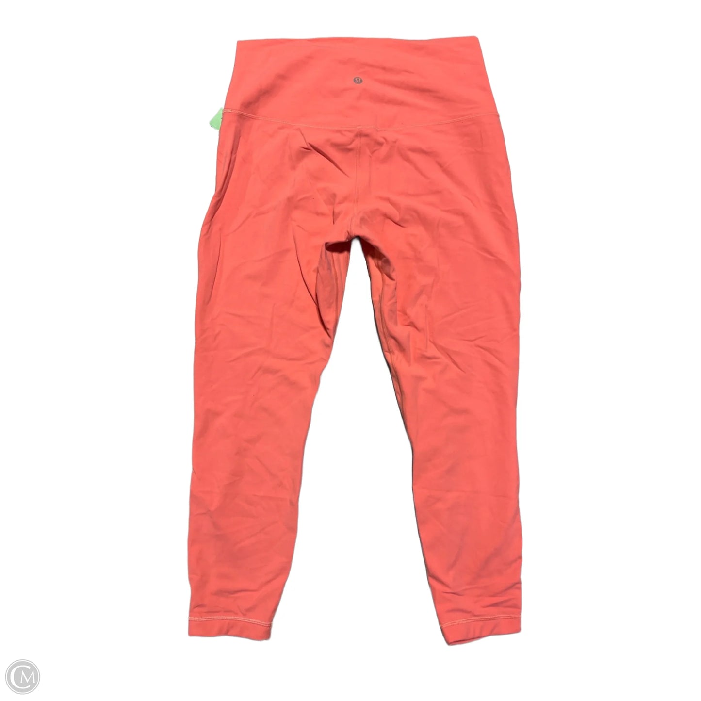 Athletic Leggings By Lululemon In Coral, Size: L
