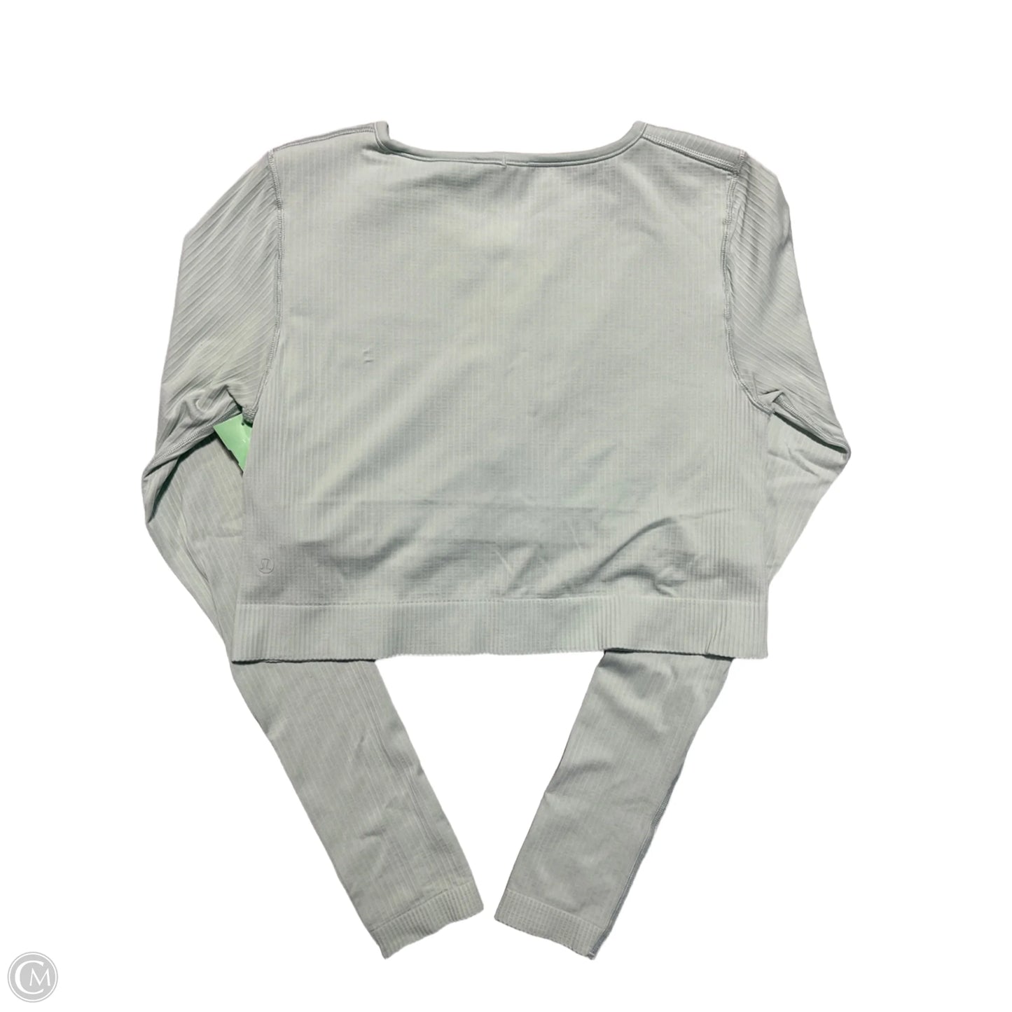 Athletic Top Long Sleeve Crewneck By Lululemon In Aqua, Size: L