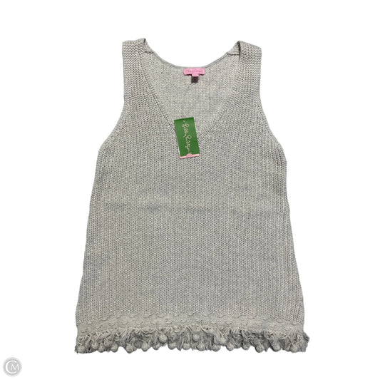 Tank Top Designer By Lilly Pulitzer In Cream, Size: L
