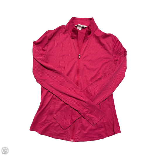 Athletic Top Long Sleeve Collar By Tommy Bahama In Pink, Size: S