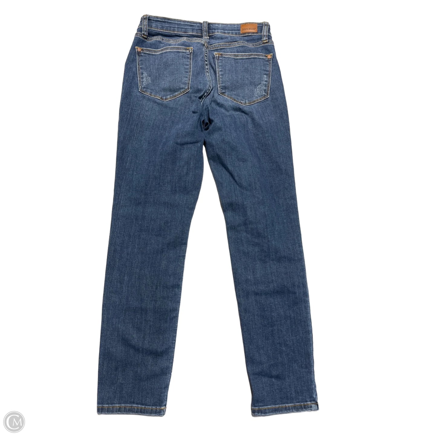 Jeans Straight By Judy Blue In Blue Denim, Size: 4