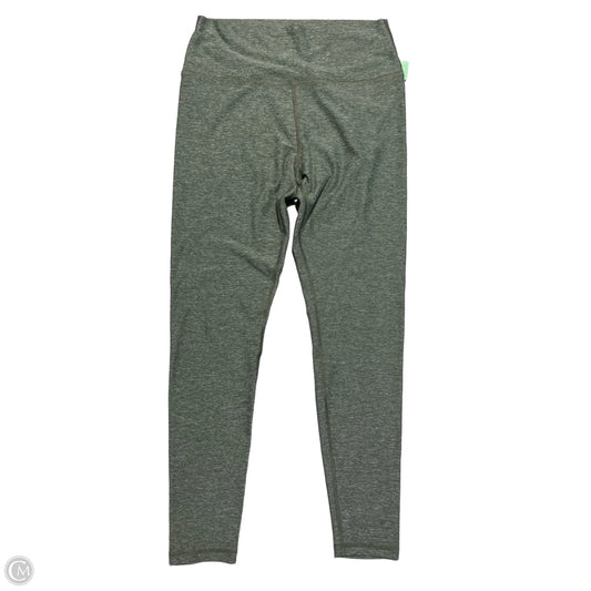 Athletic Leggings By Cmc In Green, Size: L