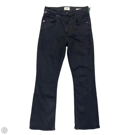 Jeans Flared By Citizens Of Humanity In Black Denim, Size: 0