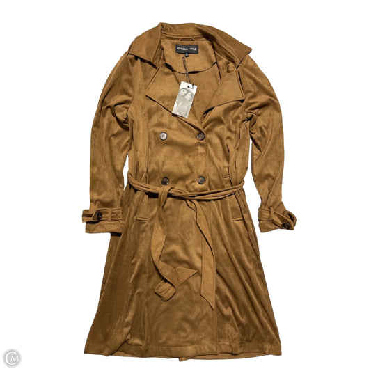 Dress Casual Midi By Cmc In Brown, Size: L