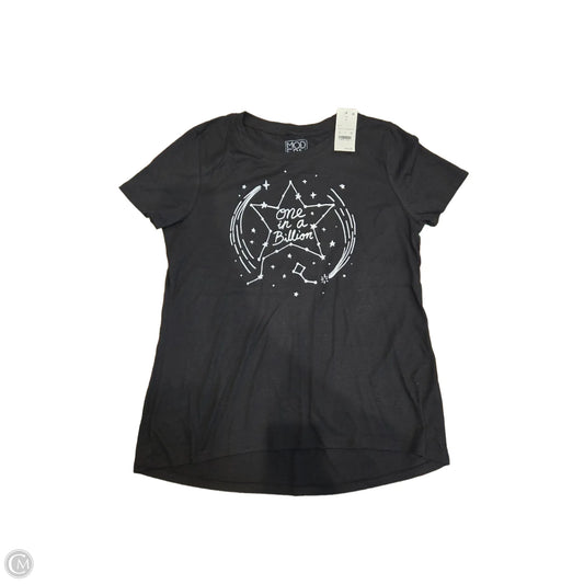 Top Short Sleeve Basic By Modern Lux In Black, Size: Xl