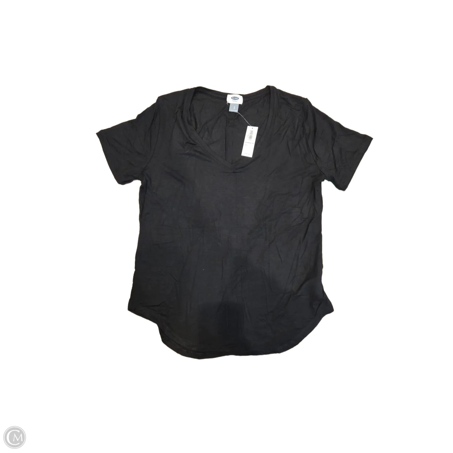 Top Short Sleeve Basic By Old Navy In Black, Size: S