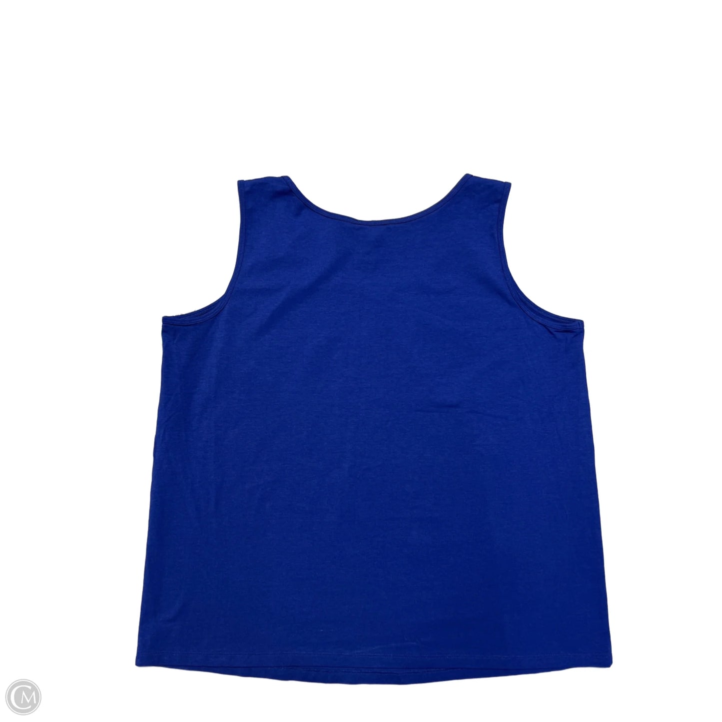 Tank Top By Multiples In Blue, Size: 1x
