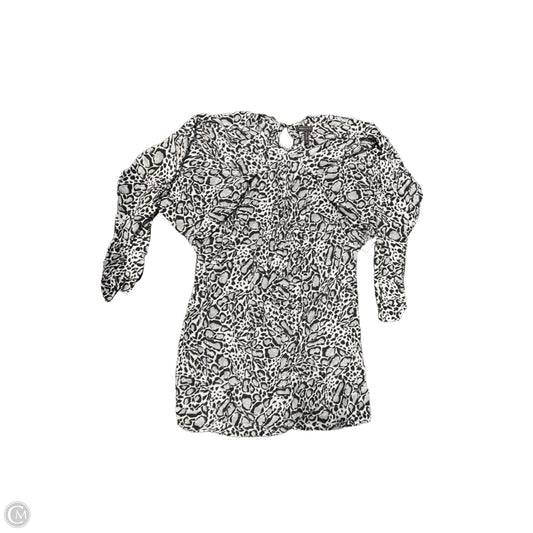 Dress Casual Short By Bcbgmaxazria In Animal Print, Size: Xs