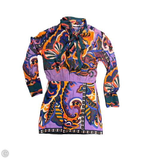 Dress Casual Short By Zara In Multi-colored, Size: Xs
