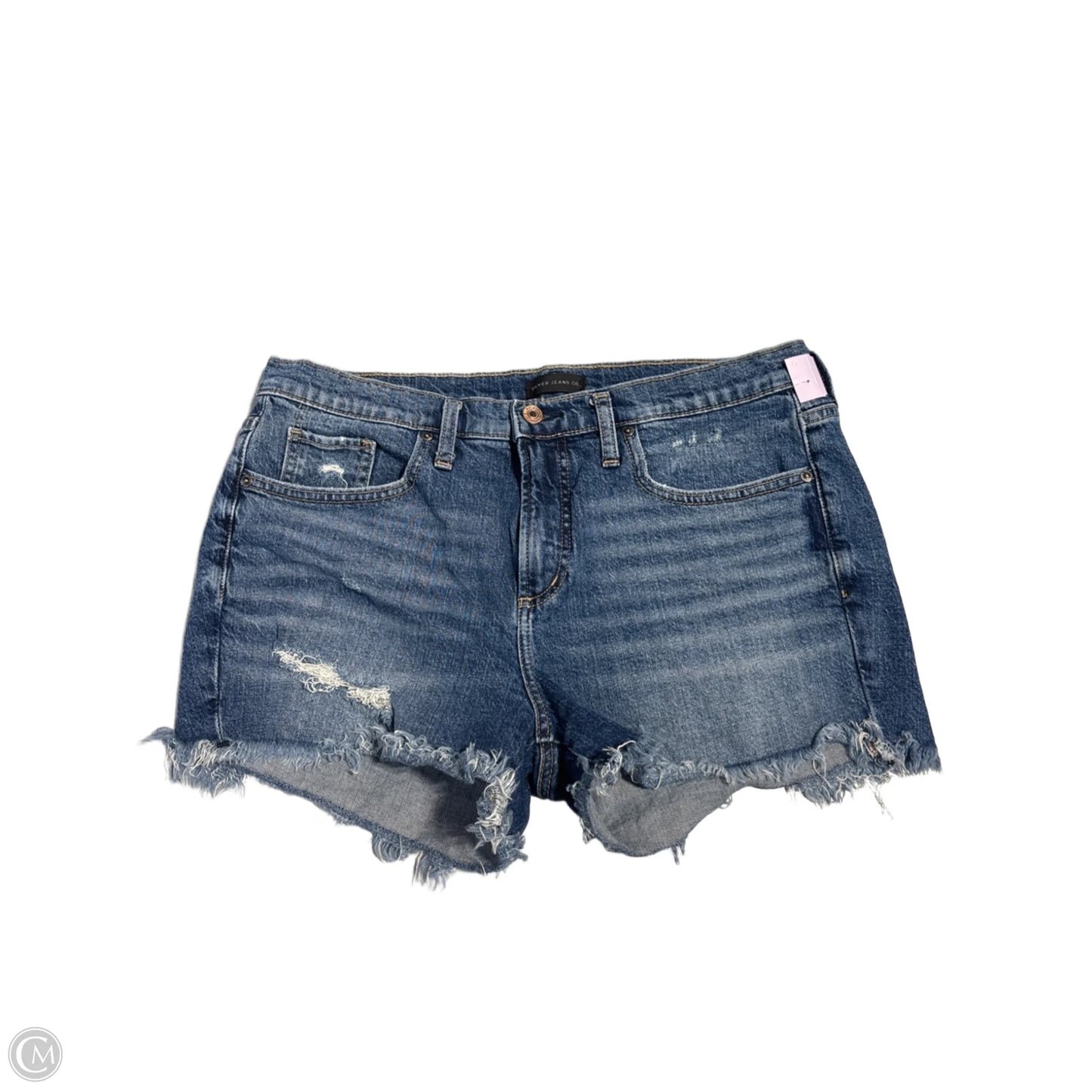 Shorts By Silver In Blue Denim, Size: 10