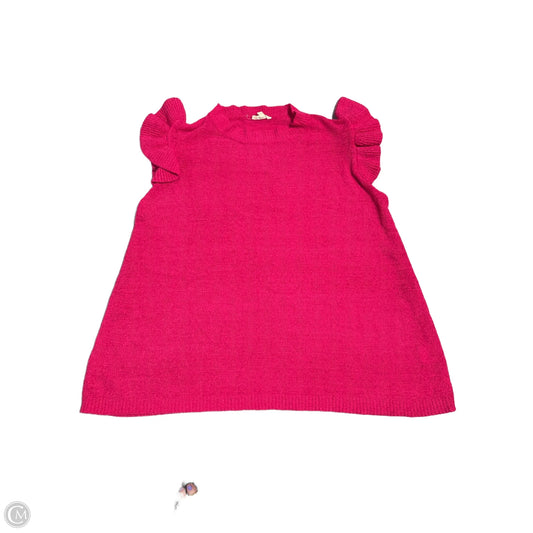Top Sleeveless By Jodifl In Pink, Size: L