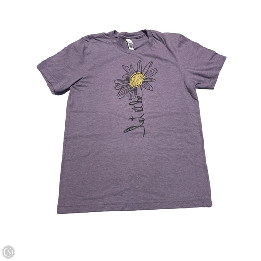 Top Short Sleeve Basic By Cme In Purple, Size: M