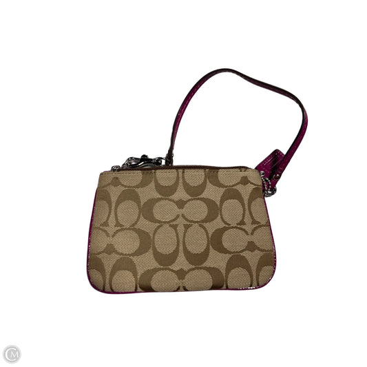 Clutch Designer By Coach, Size: Small