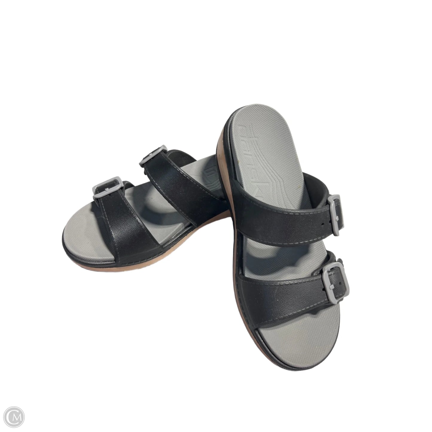 Sandals Heels Platform By Dansko In Black, Size: 9