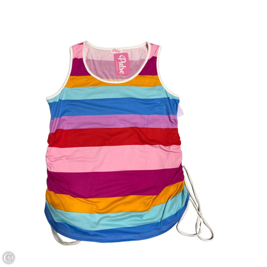 Top Sleeveless By Cmc In Multi-colored, Size: L