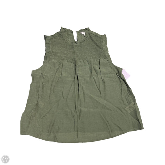 Top Sleeveless By Nanette By Nanette Lepore In Green, Size: L