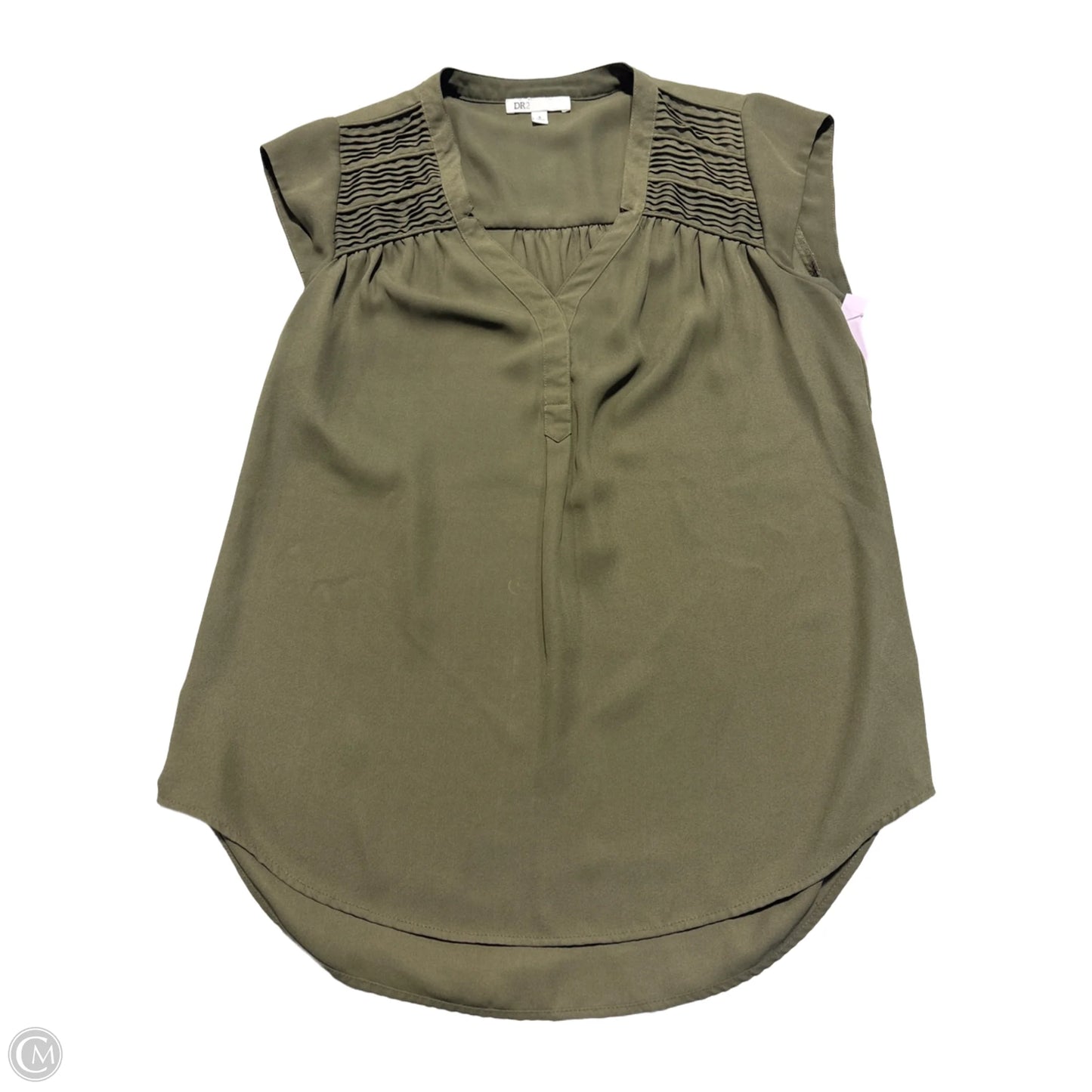 Top Short Sleeve By Dr2 In Green, Size: S