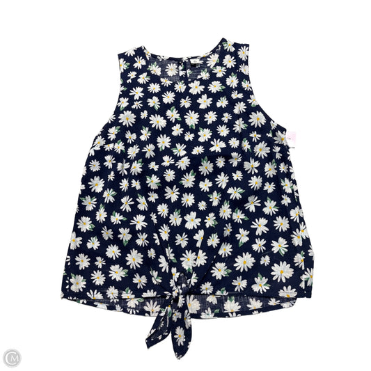 Top Sleeveless By Old Navy In Floral Print, Size: Xs